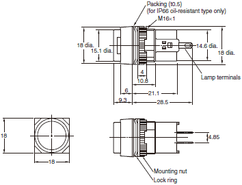 M16 Dimensions 4 M16[]-T_Dim