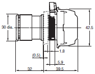 A22NE-PD / A22NE-P / A22E Dimensions 18 