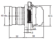 A22NE-PD / A22NE-P / A22E Dimensions 17 