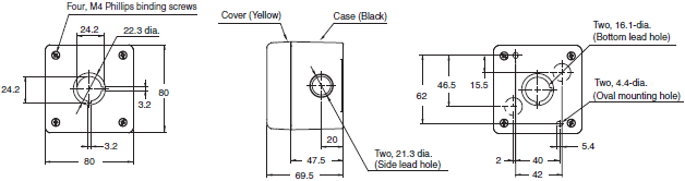 A22NE-PD / A22NE-P / A22E Dimensions 34 