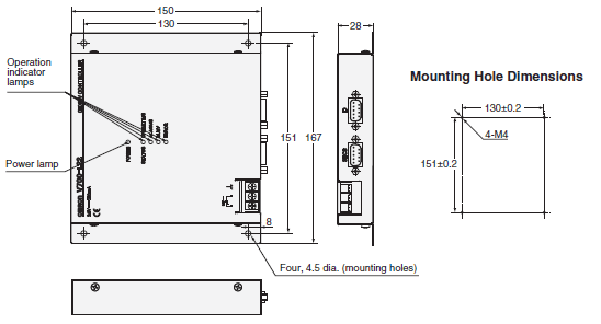 V640 Series Dimensions 7 