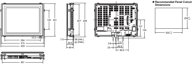 NS Series Dimensions 2 