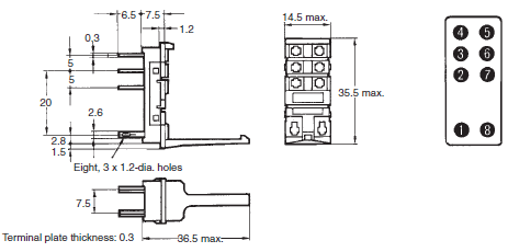 G2R-[]-S (S) Dimensions 18 