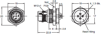 XS5 Dimensions 56 