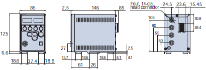 ZUV-C20H / 30H Dimensions 2 