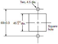 Y92A-[][]N Dimensions 6 