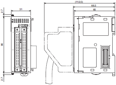 CJ1W-OC / OA / OD Dimensions 7 