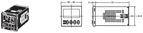 H7CX-A Dimensions 2 