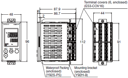 KM50-E Dimensions 2 