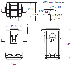 KM50-E Dimensions 6 