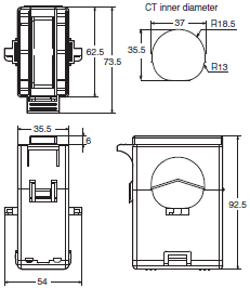 KM50-E Dimensions 9 