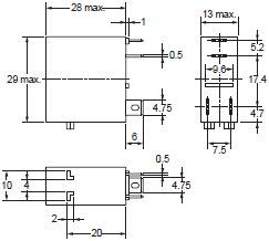 G3R-I/O Dimensions 2 