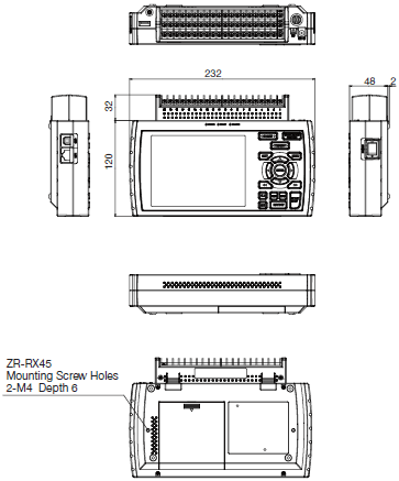 ZR-RX45 Dimensions 2 