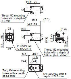 FJ Series (All-in-One Vision System) Dimensions 24 
