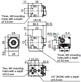 FZ4 Series Dimensions 15 