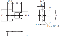 D4SL-N, D4SL-NSK10-LK[] Dimensions 9 