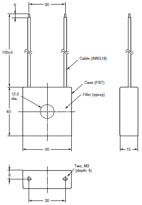 E5CC-800, E5CC-U-800 Dimensions 27 