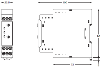 K8AK / K8DS Series Dimensions 20 