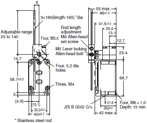 WL-N / WLG Dimensions 55 