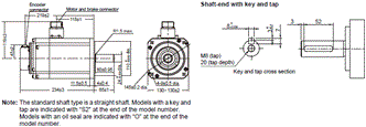 R88M-1[] / R88D-1SN[]-ECT Dimensions 43 