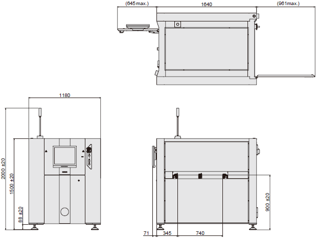 VT-S530 Dimensions 1 