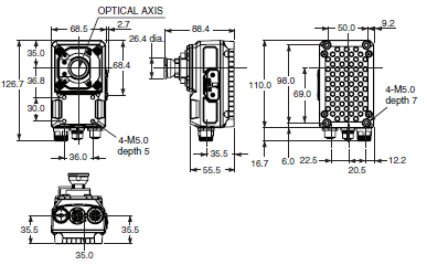 FHV7 Series Dimensions 4 