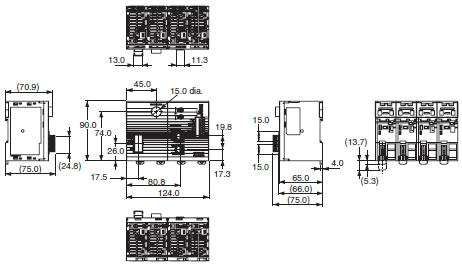 FHV7 Series Dimensions 15 