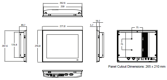 FHV7 Series Dimensions 38 