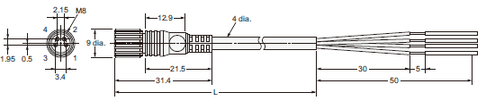 E3X-ZV / MZV Dimensions 13 