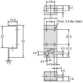 E39-L / -S / -R Dimensions 33 