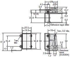 E39-L / -S / -R Dimensions 53 