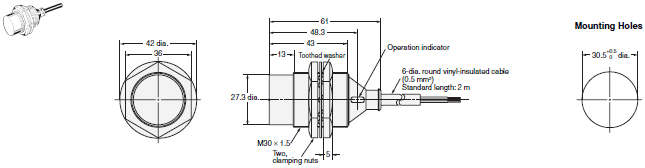 B7AP Dimensions 3 