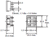 P2RFZ / P2RF, P2R, P7TF, PYFZ / PYF, PTFZ / PTF, PYD, PT, P7LF, PF, P2CF, PFA, P3G / P3GA, PL Dimensions 47 