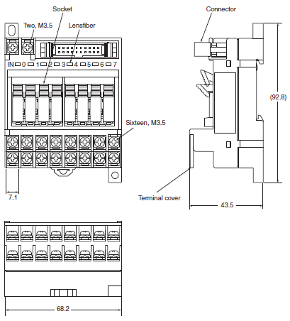 G70D-SOC08 Dimensions 2 