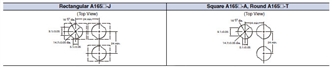 A165S / W Dimensions 10 