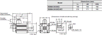 R88M-K, R88D-KN[]-ML2 Dimensions 27 