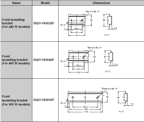 S8VK-WA Dimensions 5 